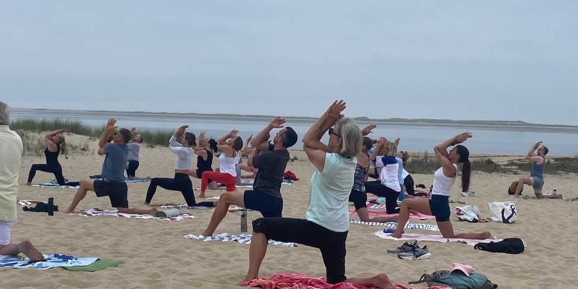 Yoga at chatham beach